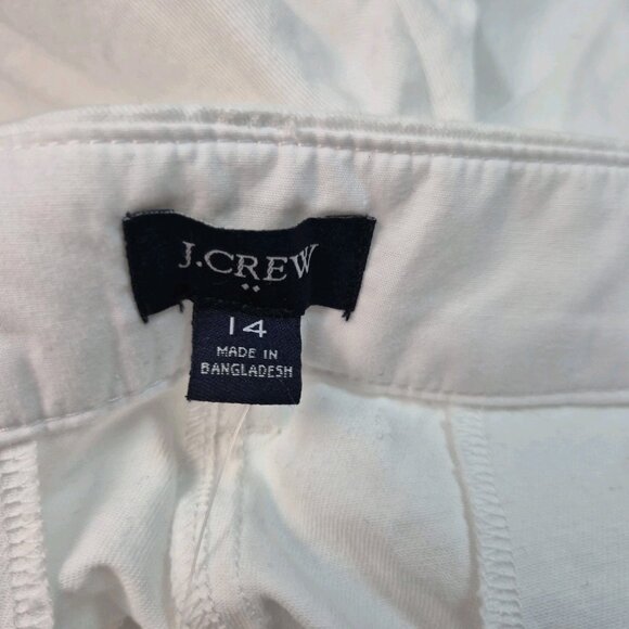 J. Crew Women’s Size 14 White 7" Inseam Classic Chino Short (54) - Picture 9 of 11